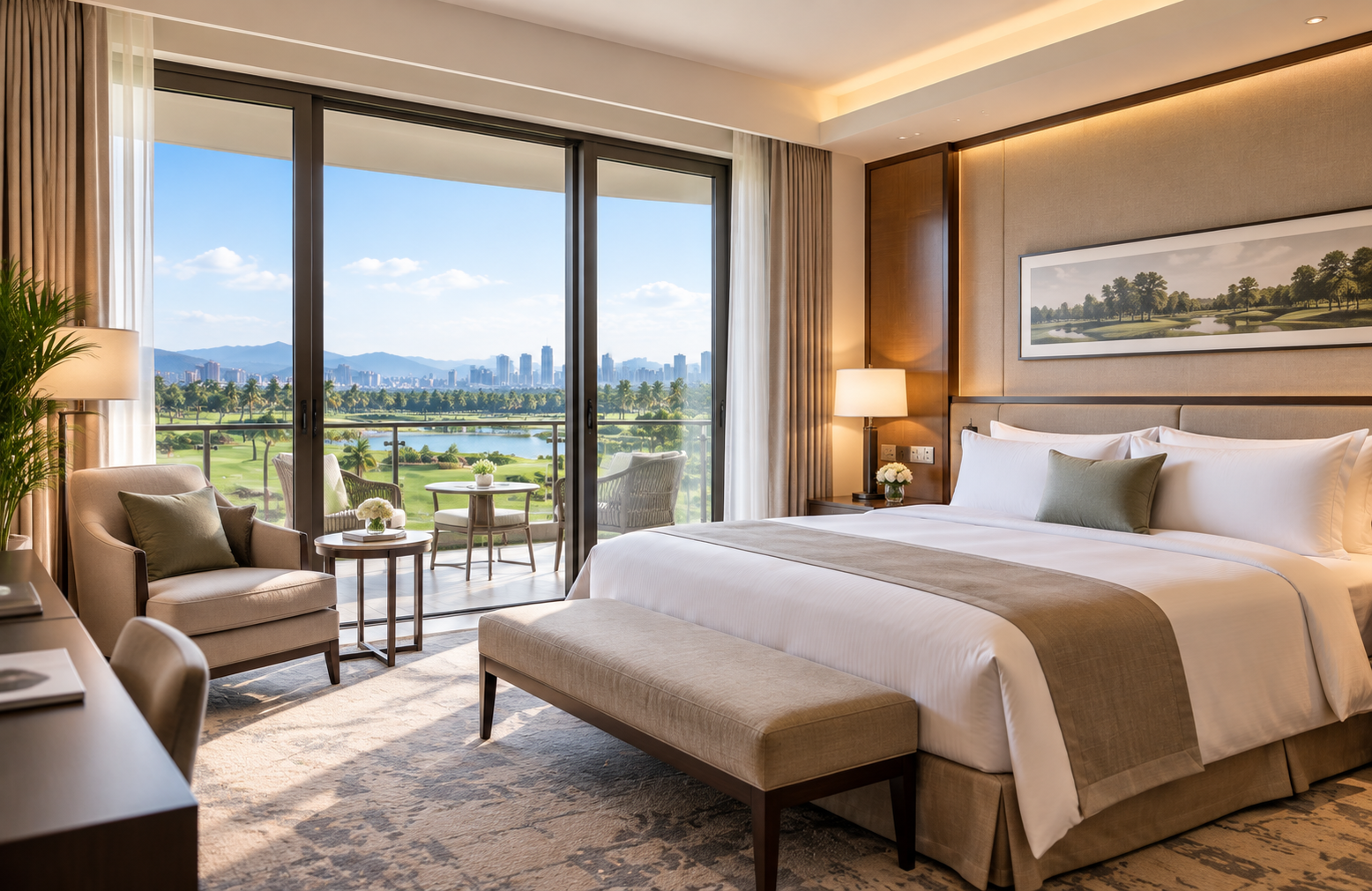 Hotel accommodation for golf travelers in Vietnam